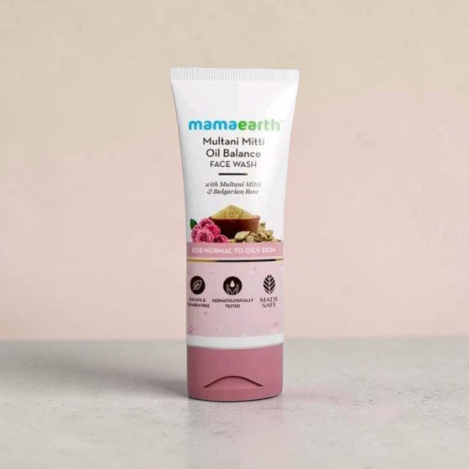 Mamaearth Multani mitti Facewash For Oil Control