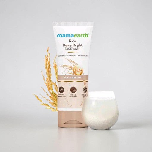 Mamaearth Rice Facewash For Skin Glow