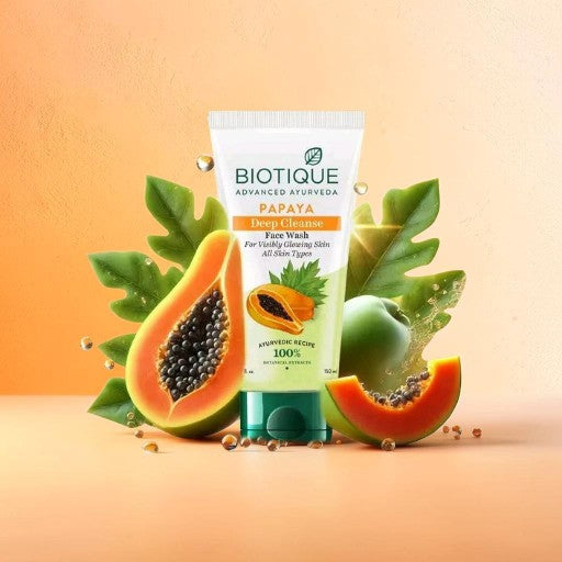 Biotique Papaya Facewash For Tan Removel